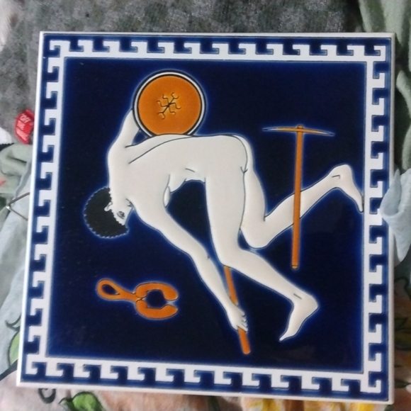 Handmade  greek hanging tiles (2) - Picture 2 of 3